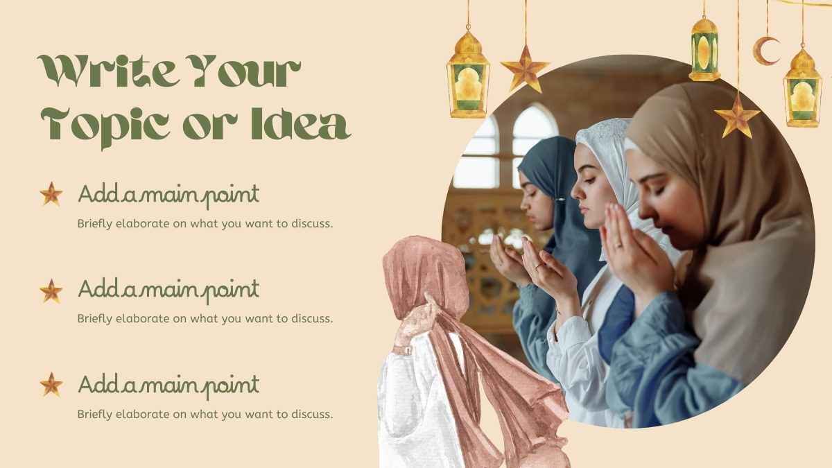 Illustrated All About Islam Slides - diapositiva 14