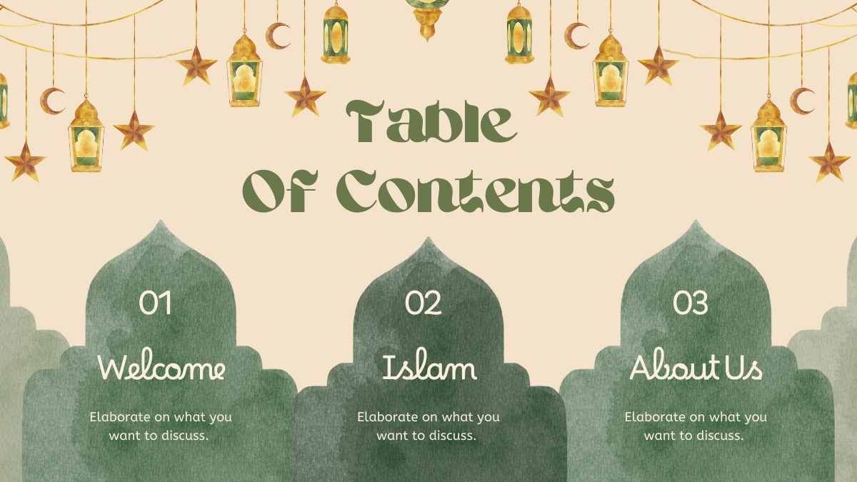 Illustrated All About Islam Slides - diapositiva 2