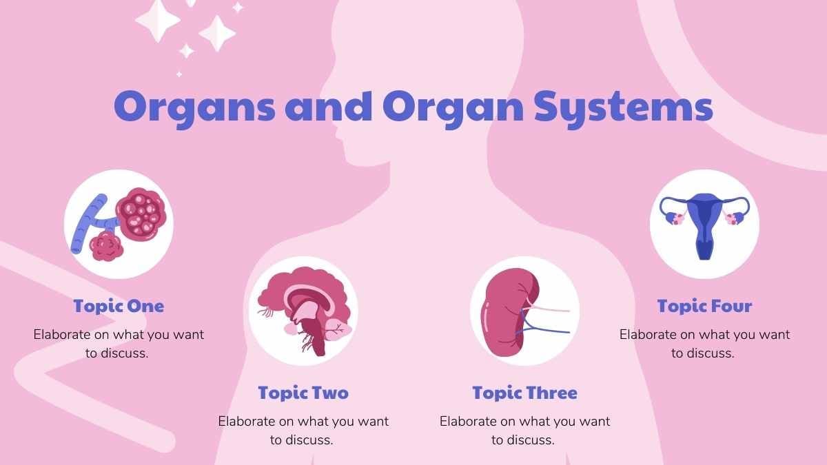 Slide Pembelajaran Anatomi Tubuh Manusia dengan Ilustrasi Organ - slide 8