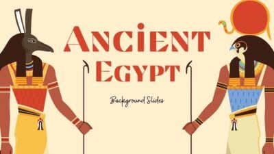 Illustrated Ancient Egypt Background Slides