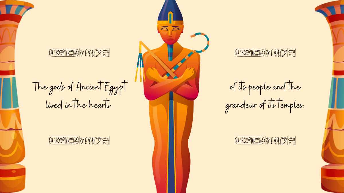 Illustrated Ancient Egypt Background Slides - slide 14