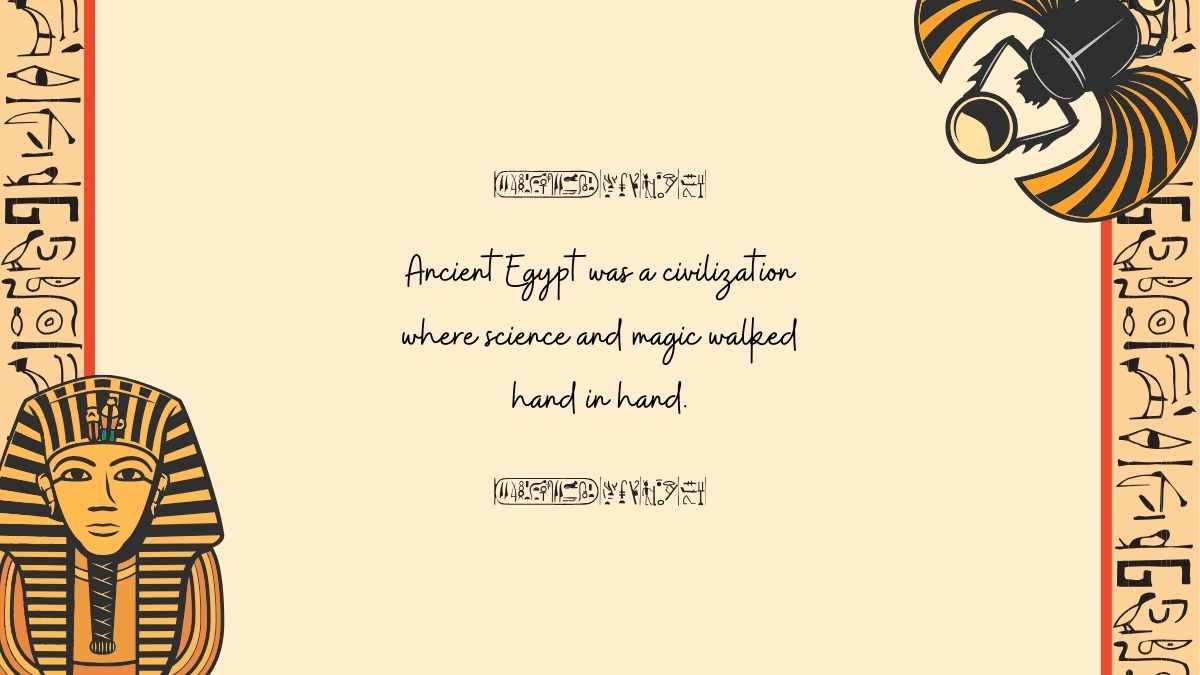 Illustrated Ancient Egypt Background Slides - slide 5