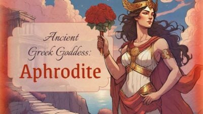 イラスト付きの古代ギリシャ女神: アフロディーテ スライド