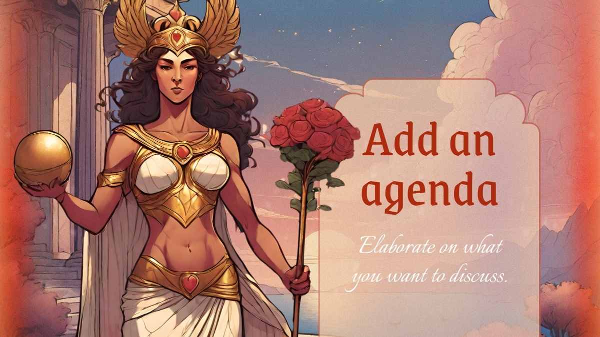 Illustrated Ancient Greek Goddess: Aphrodite Slides - slide 12