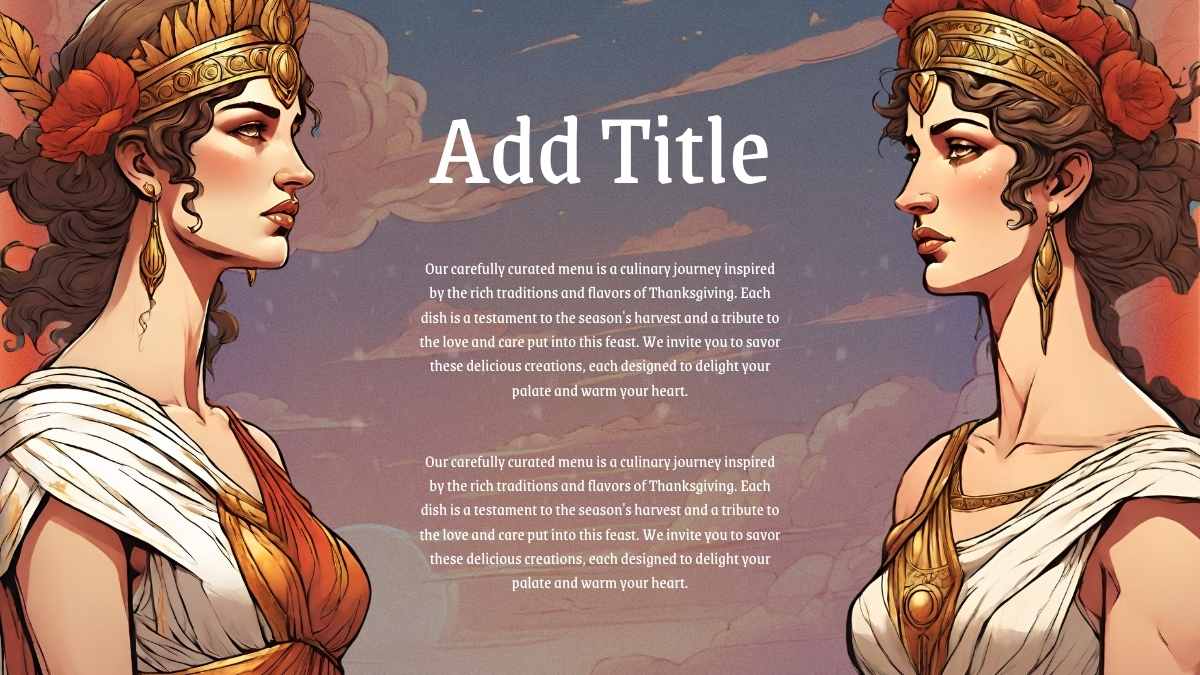 Illustrated Ancient Greek Goddess: Aphrodite Slides - slide 14