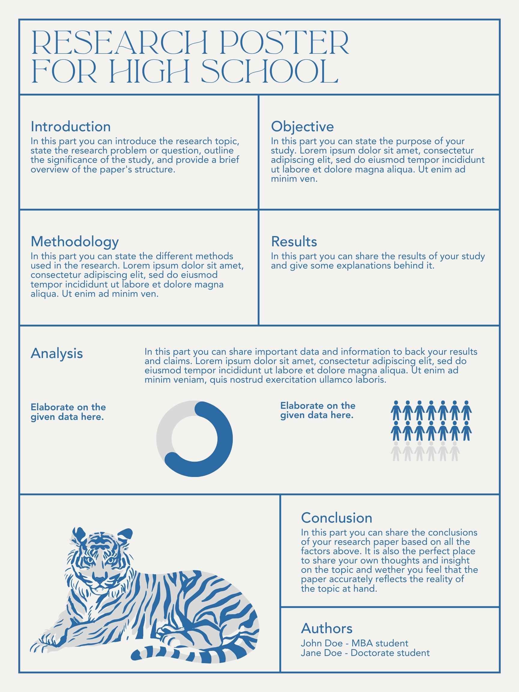 Simple Research Poster for High School - diapositiva 3