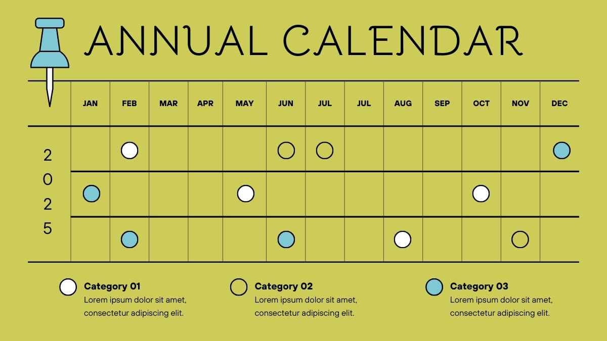 Illustrated Annual Planning Calendar - slide 10