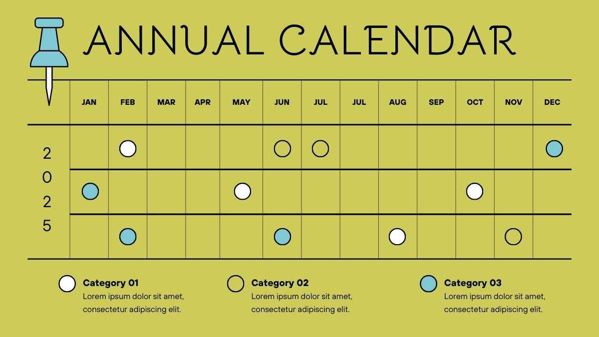 Illustrated Annual Planning Calendar - diapositiva 10