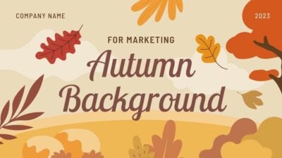 Illustrated Autumn Background Slides