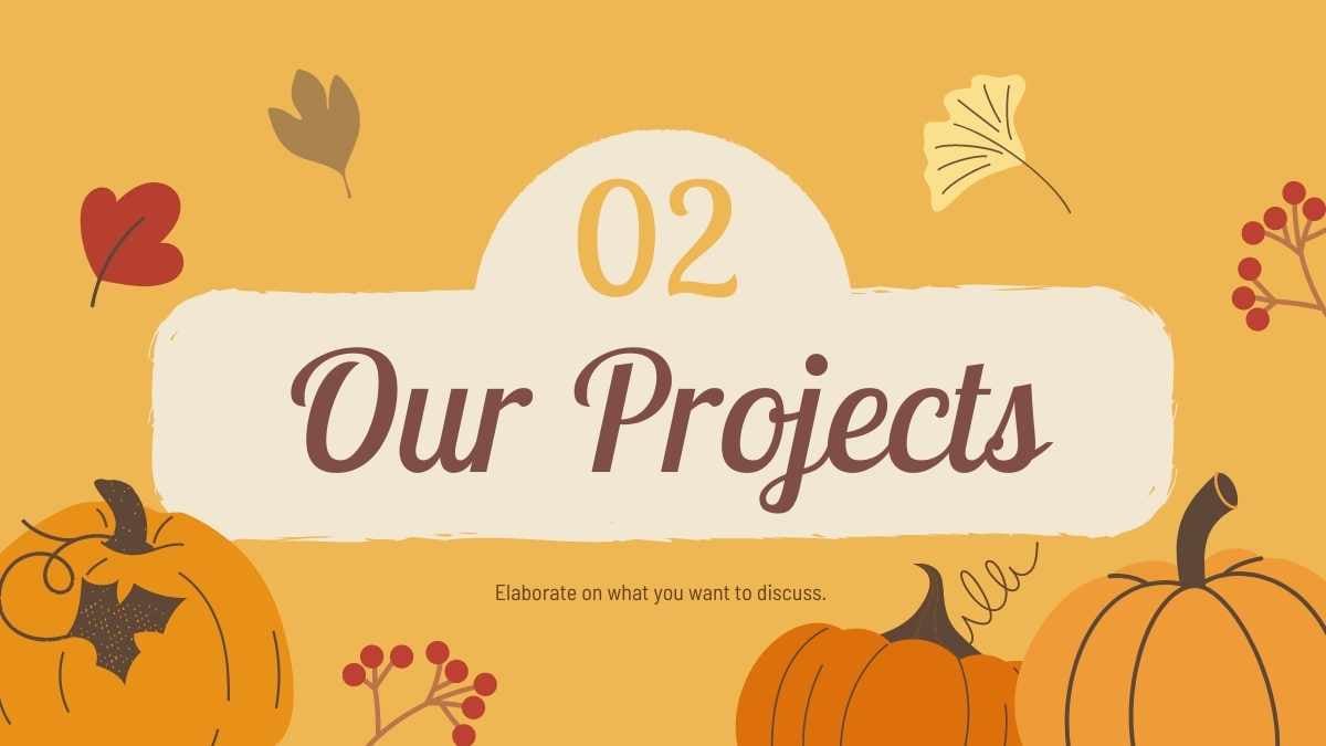 Illustrated Autumn Background Slides - slide 8