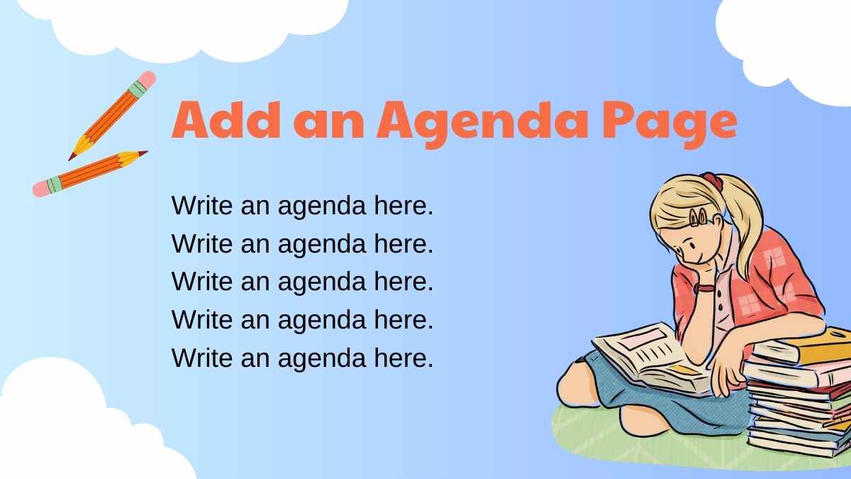 Illustrated Back to School Activities for Elementary Slides - slide 3