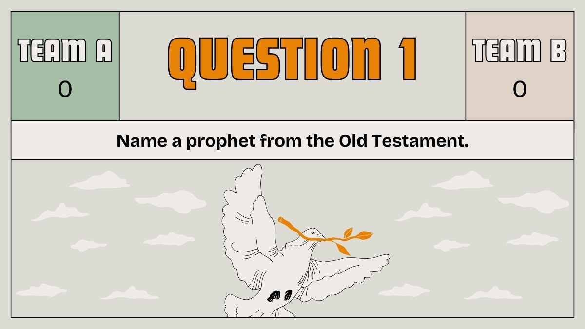 Illustrated Bible Family Feud Christian Game - slide 6