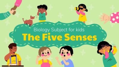 Slides Carnival Google Slides and PowerPoint Template Illustrated Biology Five Senses 1