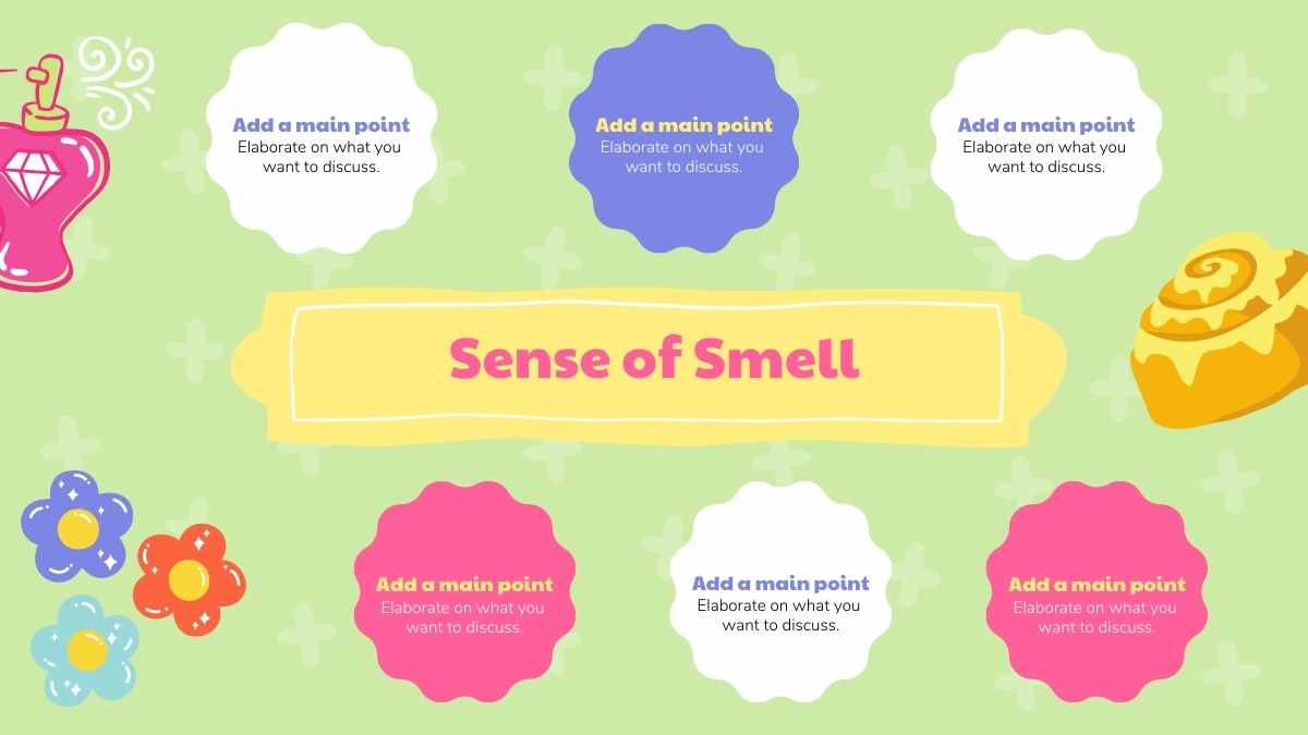 Illustrated Biology Five Senses Slides - slide 8