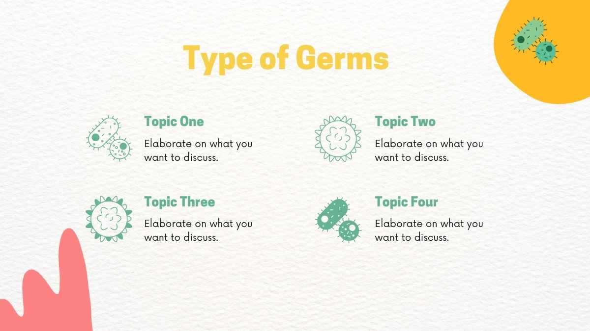 Illustrated Biology Germs & Diseases Slides - slide 7