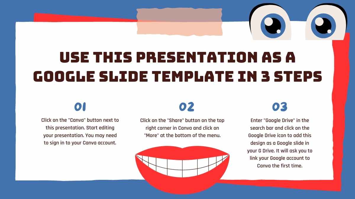 イラストで学ぶかわいい体の部位・赤いスライド - slide 4