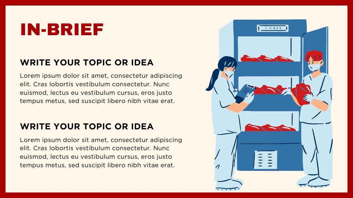 Slides Ilustrados para Newsletter de Doação de Sangue - deslizar 11