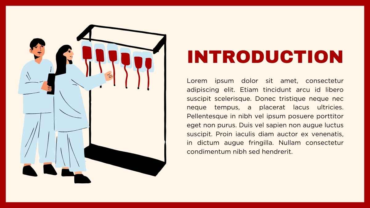 Illustrated Blood Donation Newsletter Slides - slide 4