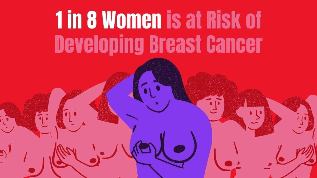 Illustrated Breast Cancer Prevention Campaign Slides - slide 11