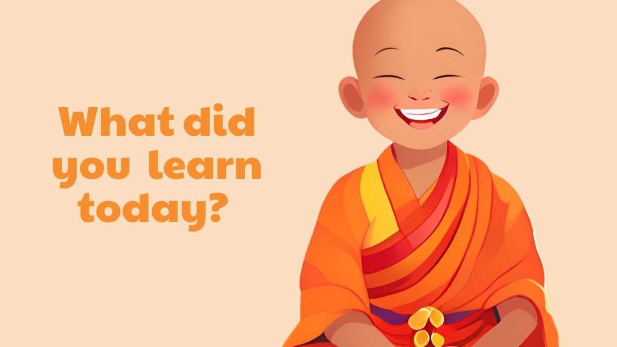 Illustrated Buddhism Slides for Kids - slide 15