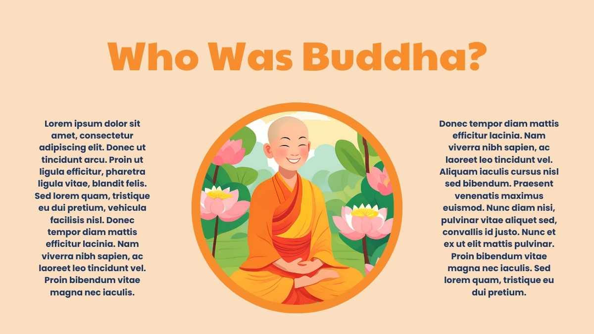 Illustrated Buddhism Slides for Kids - slide 4