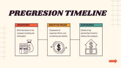 Clean Illustrated Budget Breakdown Meeting Slides