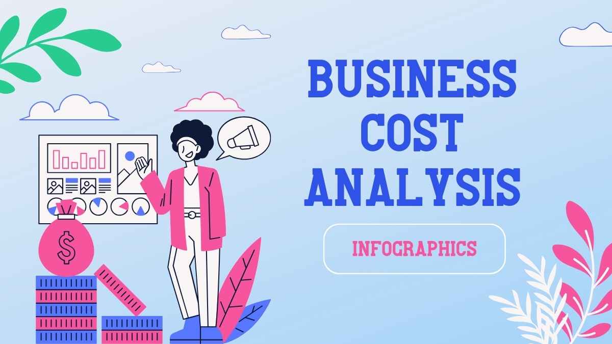 Illustrated Business Cost Analysis Infographics - slide 1