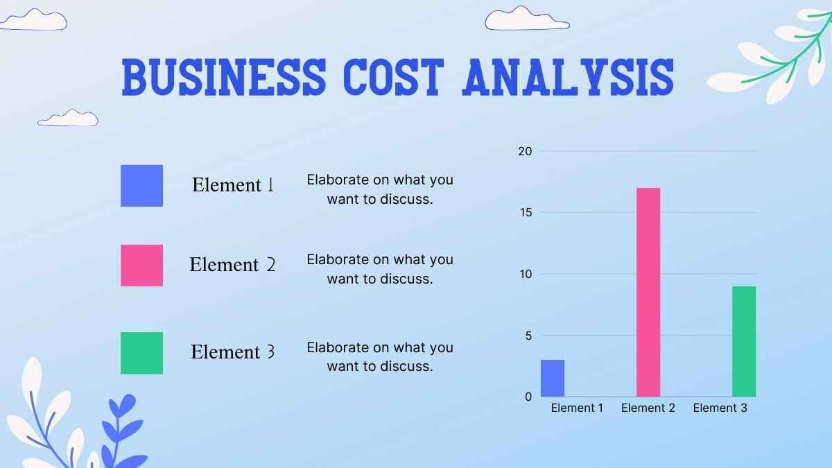 Illustrated Business Cost Analysis Infographics - slide 6