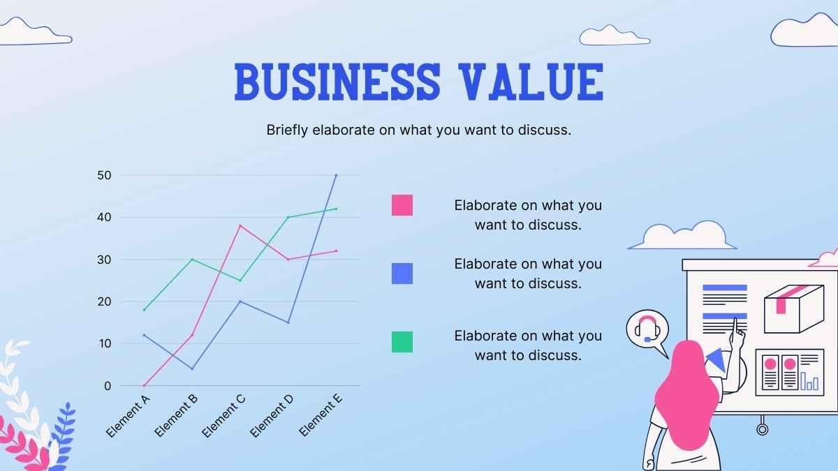 Illustrated Business Cost Analysis Infographics - diapositiva 8