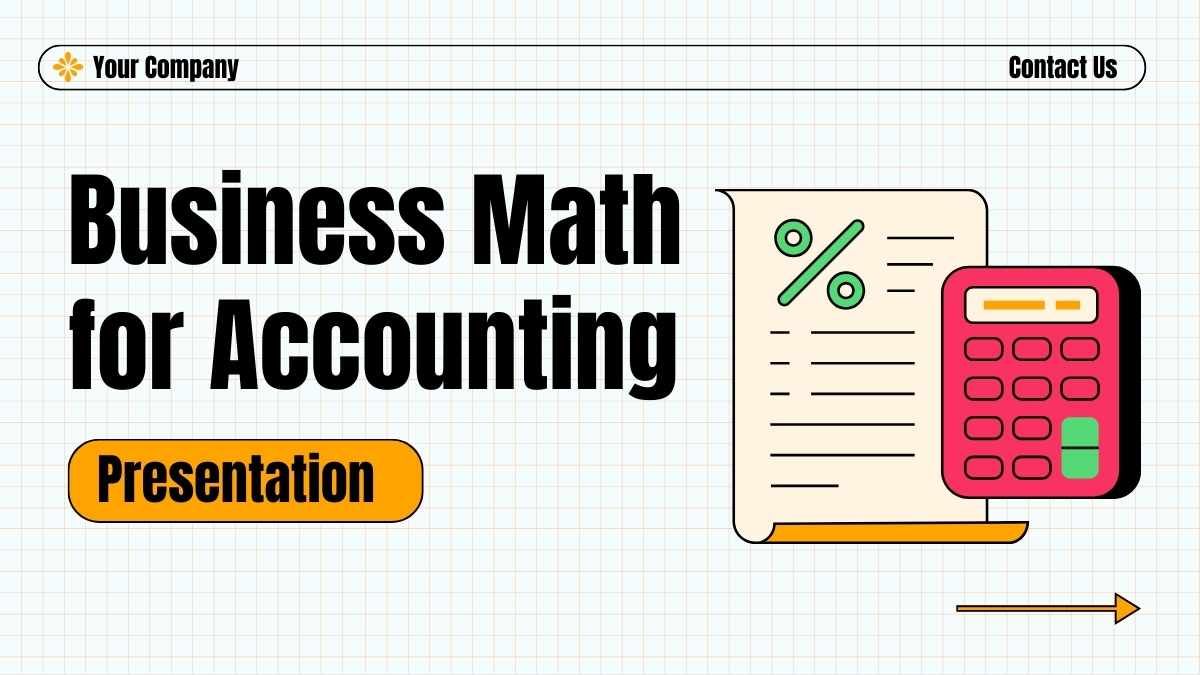 Illustrated Business Math for Accounting - slide 1