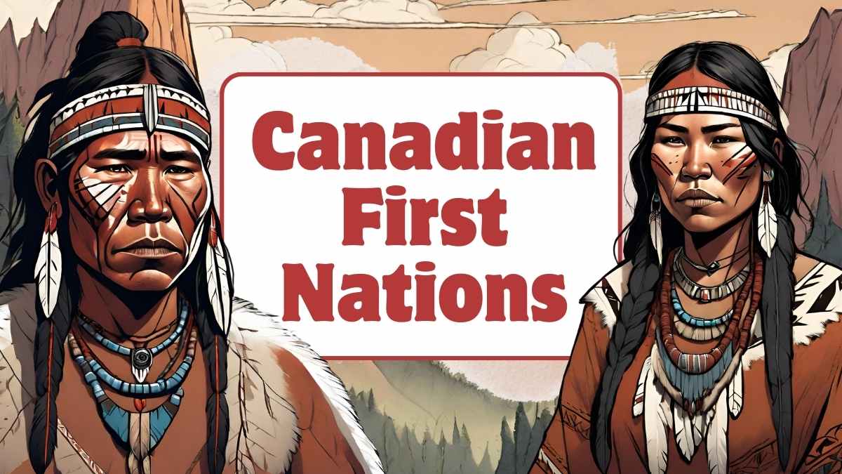 Plantillas Ilustradas de las Primeras Naciones de Canadá - diapositiva 1