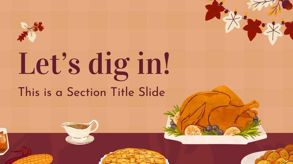 Illustrated Canadian Thanksgiving Day Background Slides - slide 10