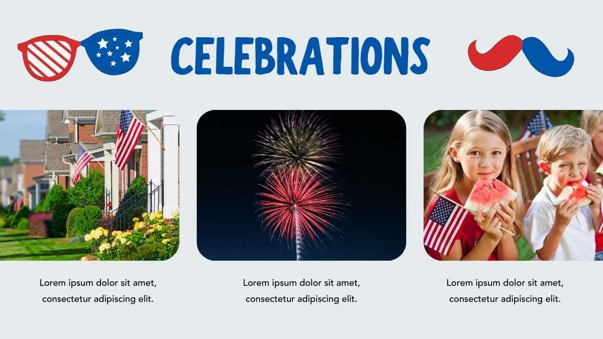 Illustrated Celebrating 4th of July - slide 15