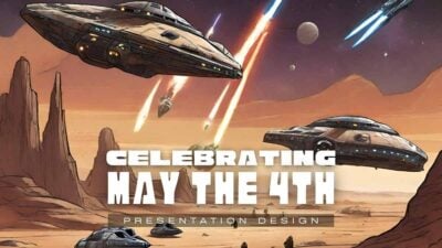 Illustrated Celebrating May the 4th Slides