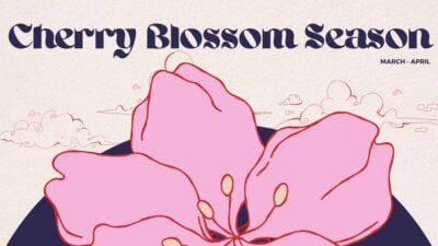 Illustrated Cherry Blossom Season Slides