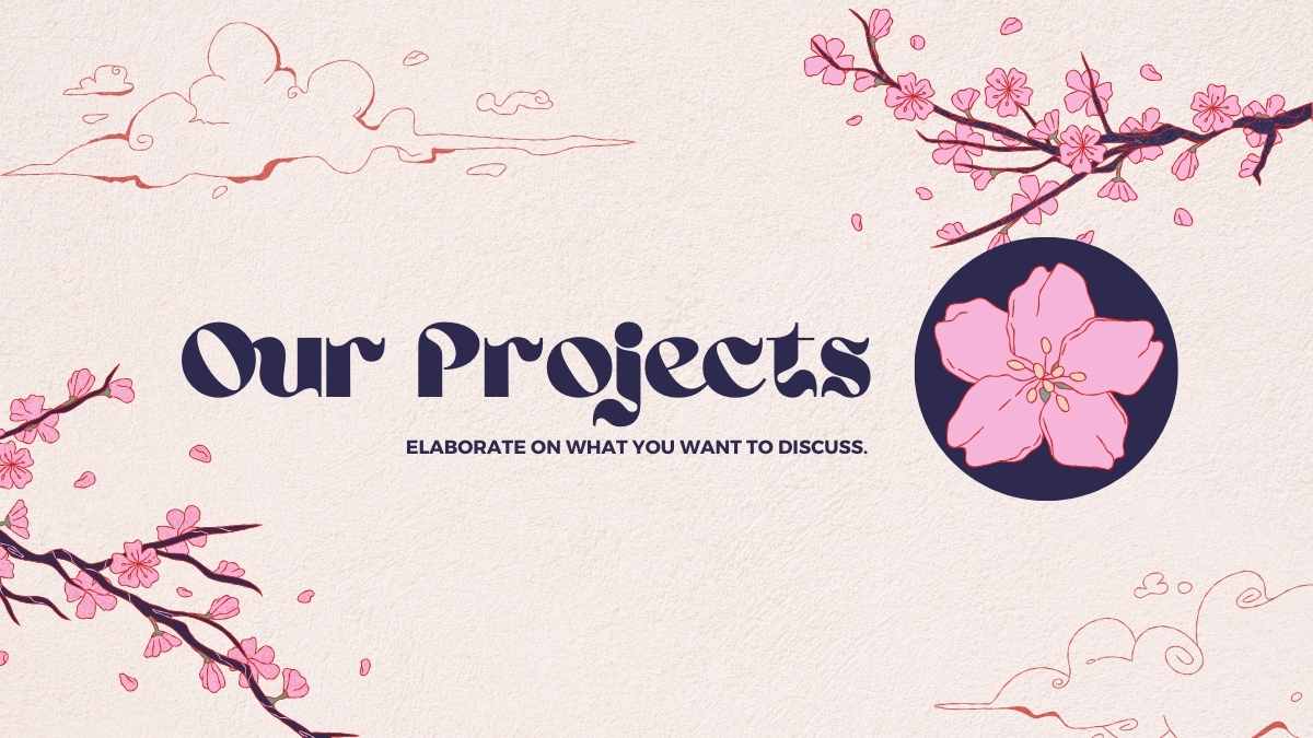 Illustrated Cherry Blossom Season Slides - slide 12