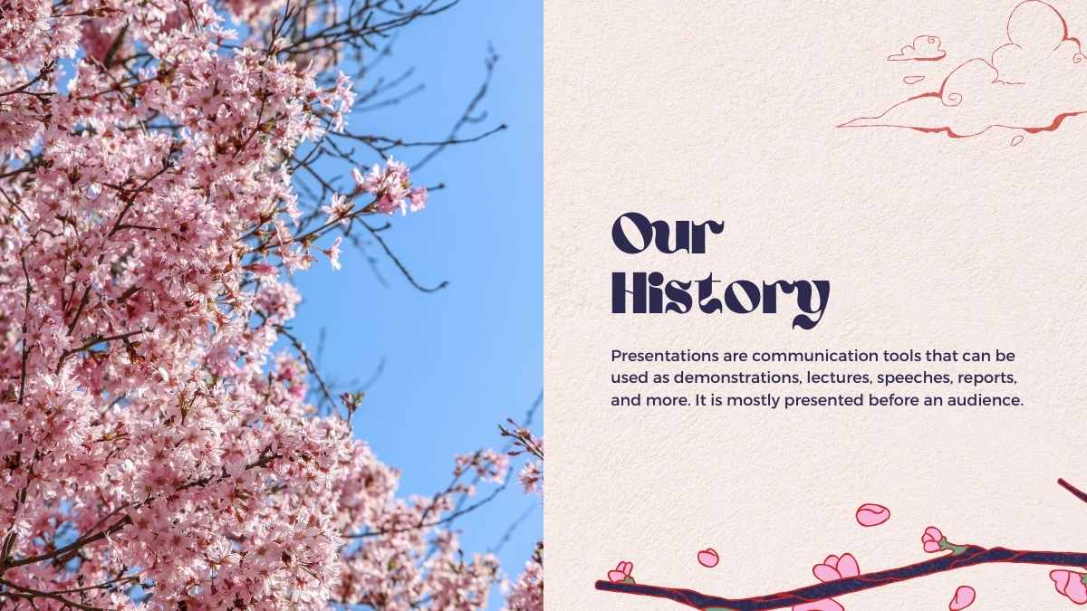 Illustrated Cherry Blossom Season Slides - slide 13