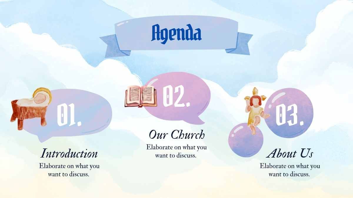 Illustrated Christian Baptism Slides - diapositiva 2