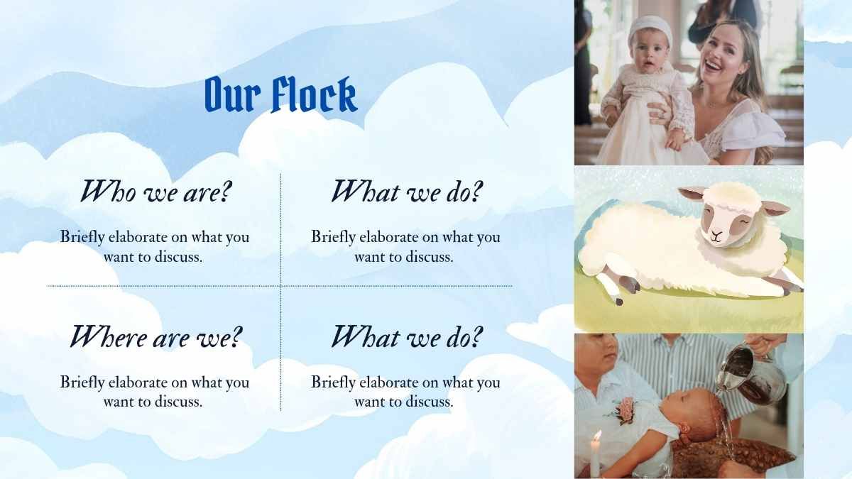 Illustrated Christian Baptism Slides - diapositiva 5