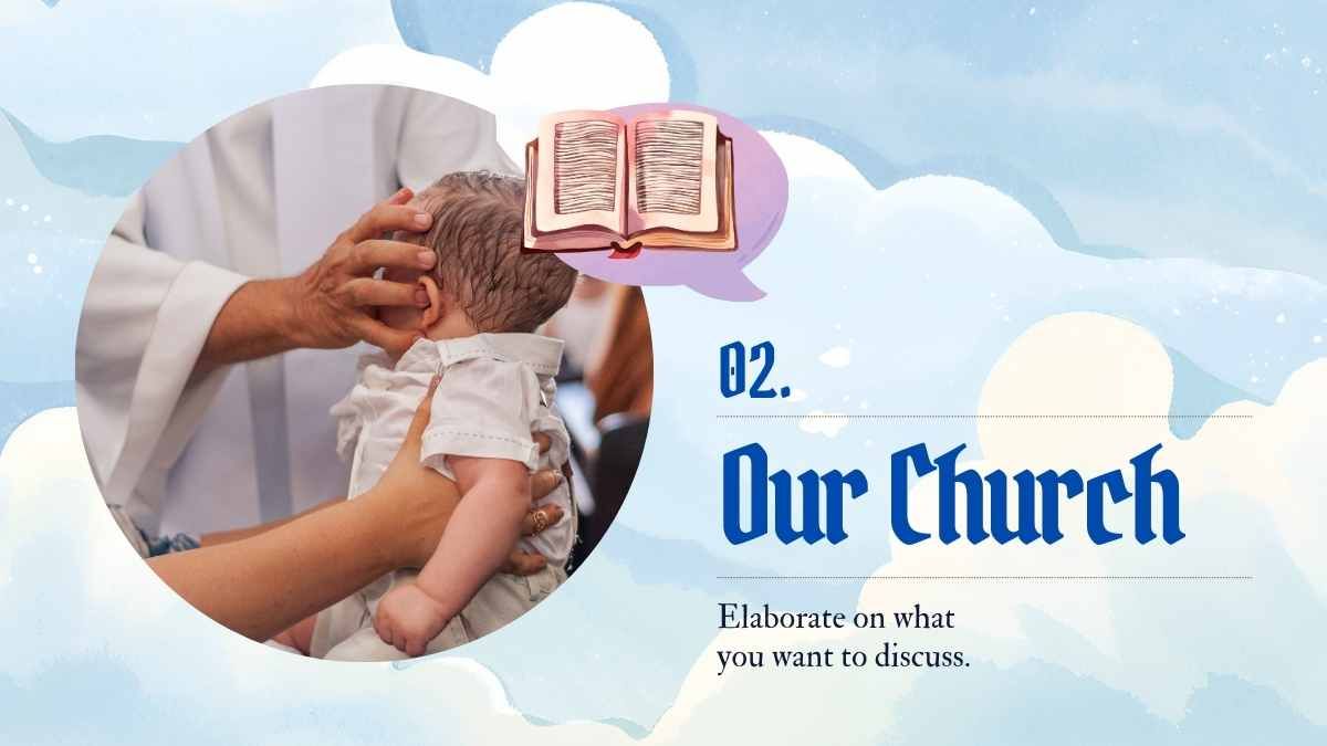 Illustrated Christian Baptism Slides - diapositiva 7