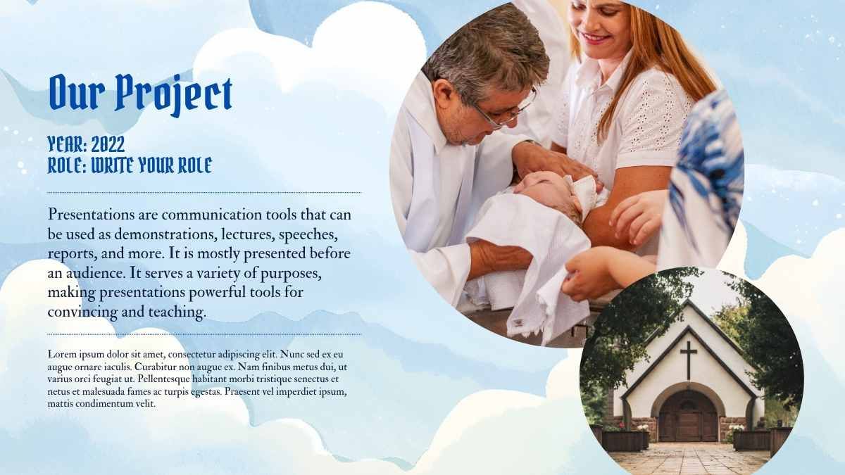 Illustrated Christian Baptism Slides - slide 9