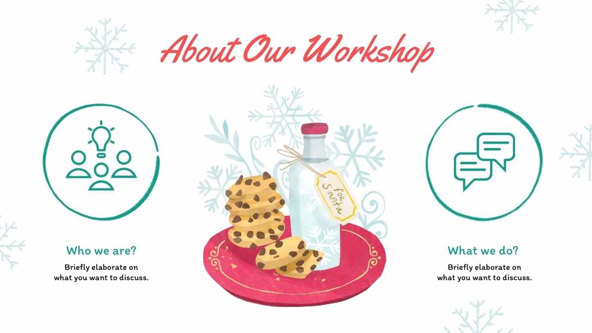 Illustrated Christmas Workshop Slides - slide 6