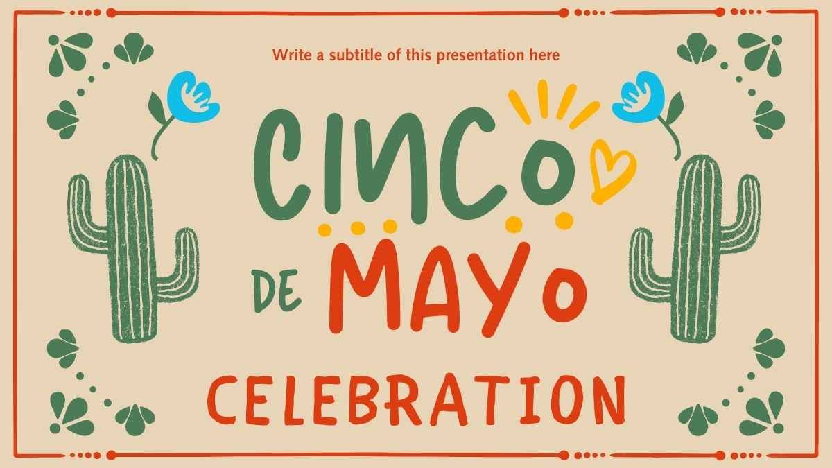 Illustrated Cinco de Mayo Celebration - slide 1