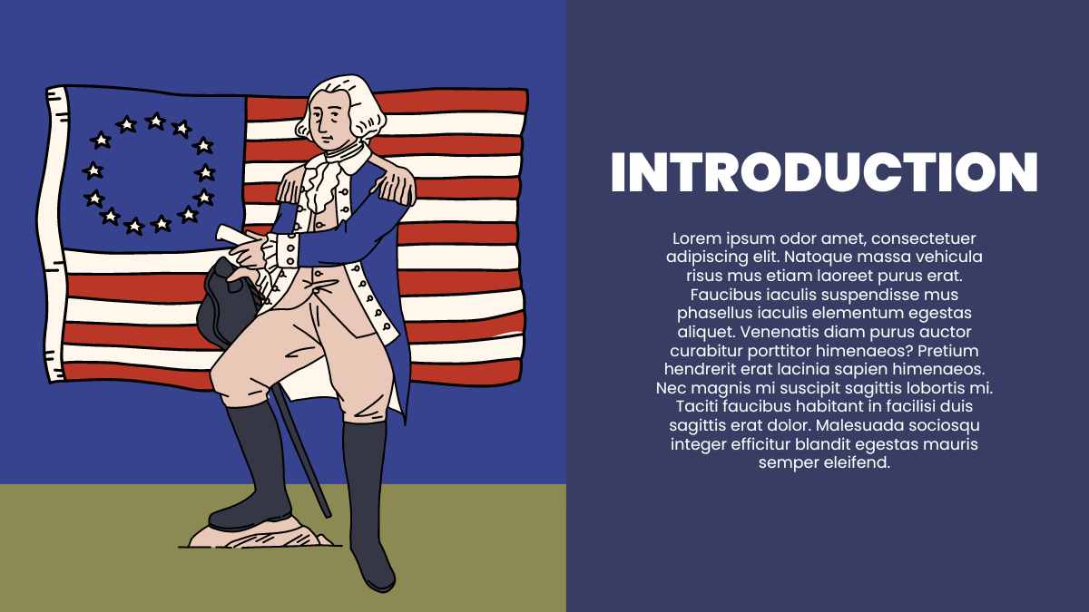 Illustrated Revolutionary War Slides - slide 3