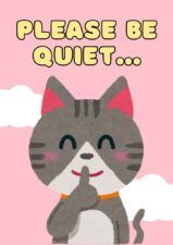 Illustrated Classroom Quiet Corner Poster