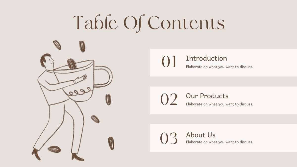 Illustrated Coffee Catalog: Celebrating International Coffee Day Slides - slide 3