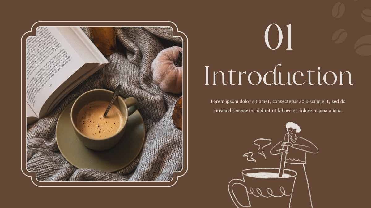 Slide Perayaan Hari Kopi Internasional dengan Katalog Kopi Bergambar - slide 4