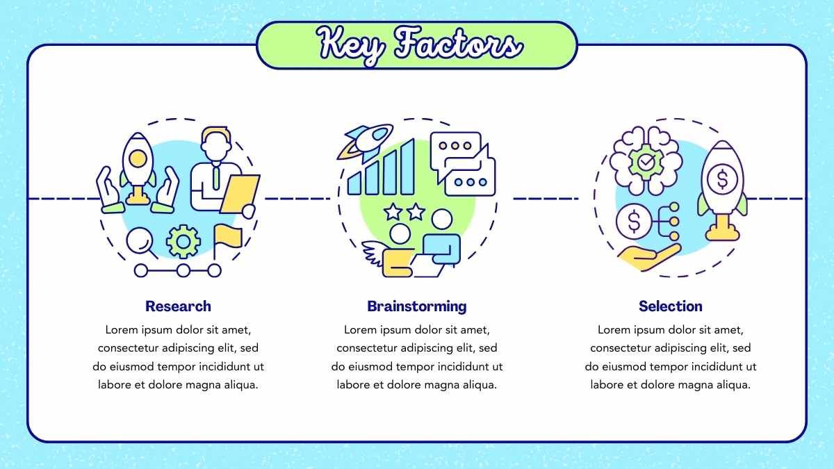 Illustrated Creative Business Model Canvas Infographics - slide 11