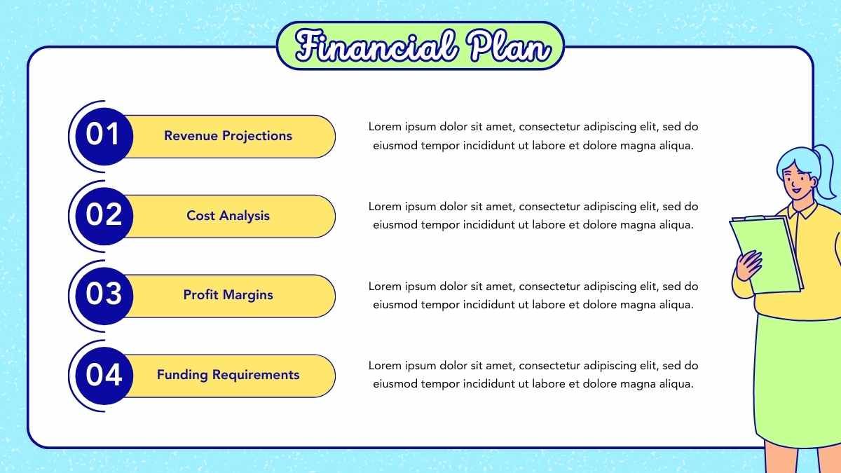 Illustrated Creative Business Model Canvas Infographics - slide 13