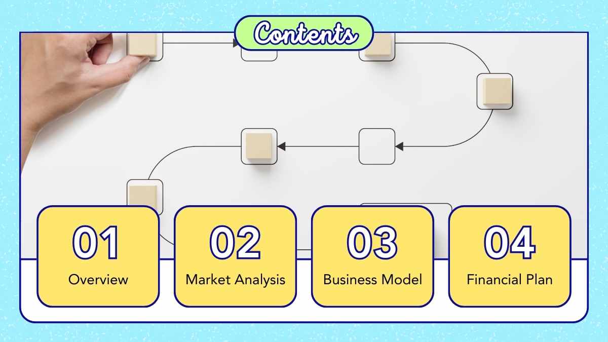 Infografis Geometris Lean Canvas - slide 2